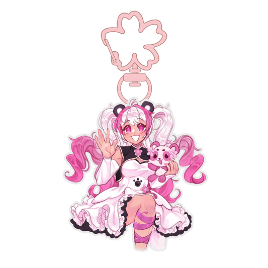 Kokoro Hana w/ Mascot Keychain