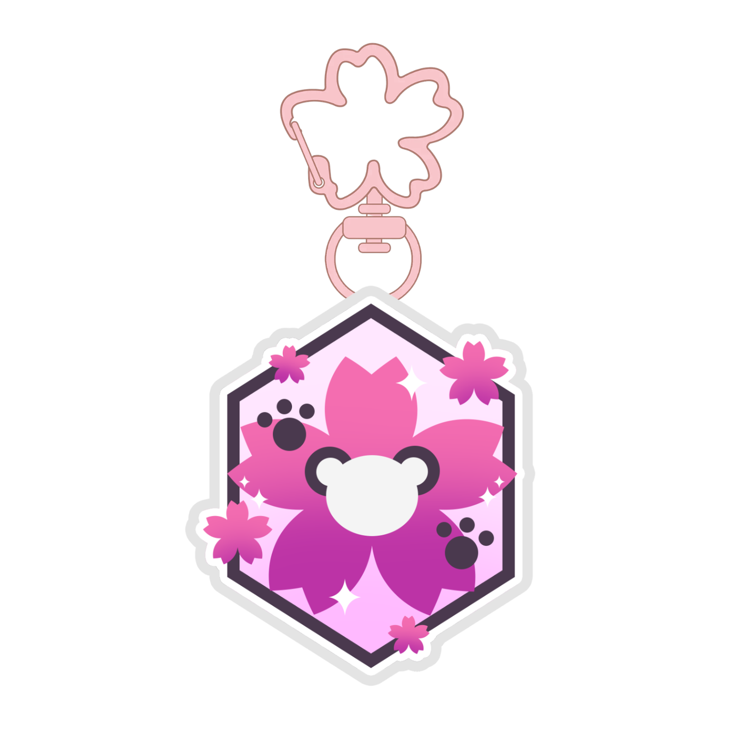 Kokoro Hana Icon Keychain